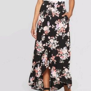 High Low Hem Button front skirt